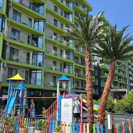 アパート Panoramic Beach And Pool Gorgeous Family Studio Prima Linie La Mare