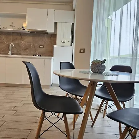 Panoramic Beach And Pool Gorgeous Family Studio Prima Linie La Mare Apartment Navodari