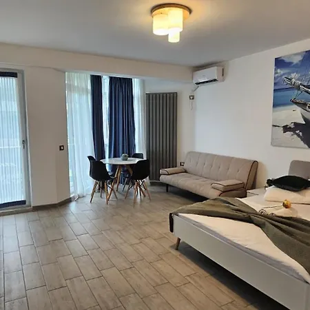 Apartment Panoramic Beach And Pool Gorgeous Family Studio Prima Linie La Mare