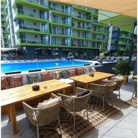 Apartment Panoramic Beach And Pool Gorgeous Family Studio Prima Linie La Mare