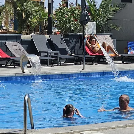 Panoramic Beach And Pool Gorgeous Family Studio Prima Linie La Mare Navodari